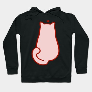 Pink Meow back Hoodie